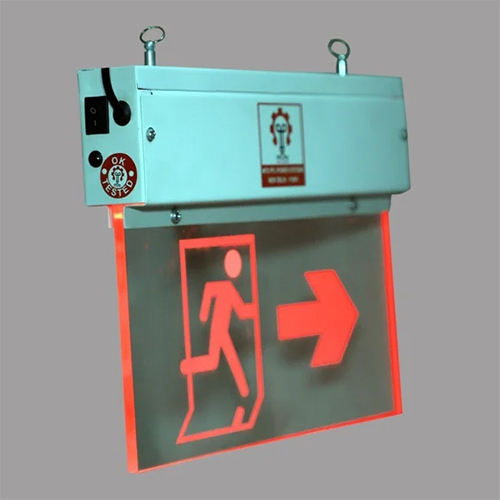 Emergency Egress Route Signage - Body Material: Arcylic