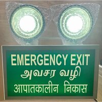 Emergency Exit Light With Led Headlamps - Application: Factory/mall/hospitals