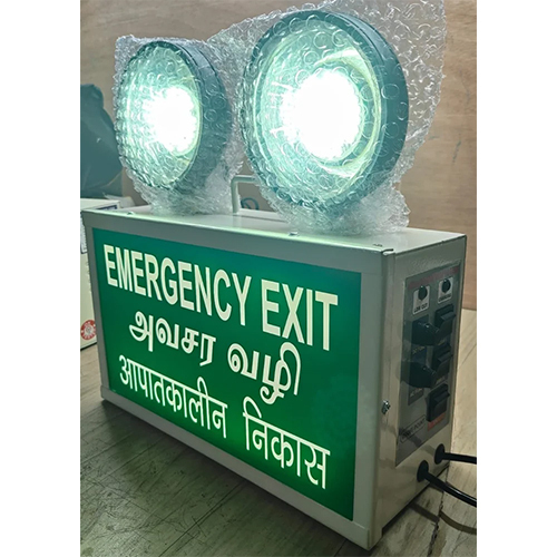 Emergency Exit Light With Led Headlamps
