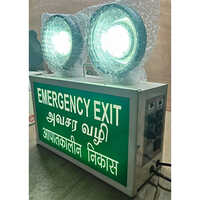 Emergency Exit Light With Led Headlamps