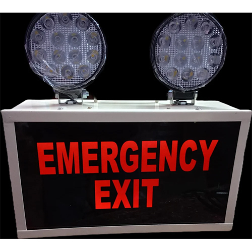 Emergency Exit Light With Led Headlamps