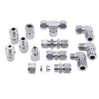 Instrumentation Union Fittings - Color: Silver