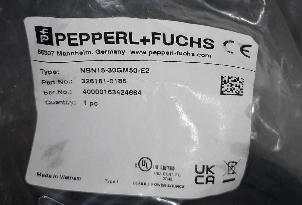 PEPPERL FUCHS , PROXIMITY SENSOR, NBN15-30GM50-E2