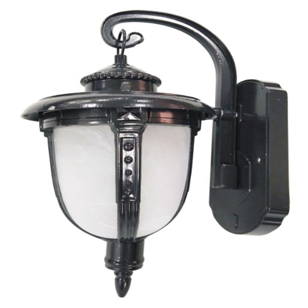 LUKER E27 HOLDER ATLAS BLACK INDOOR/OUTDOOR WALL LIGHT (LWLA3E27BK)
