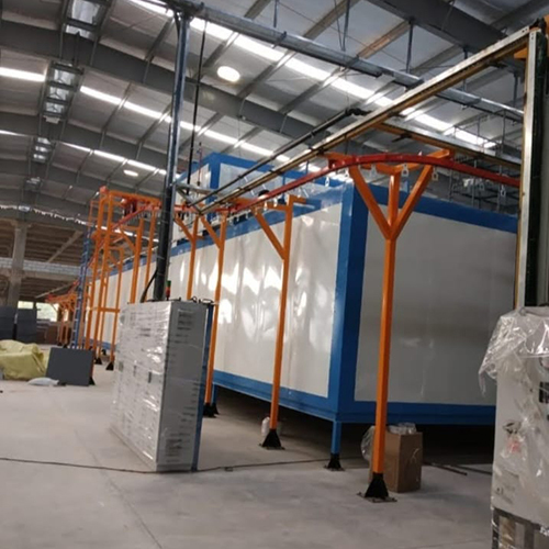 Automatic Powder Coating Plant - 440 Volt (V) Power Consumption, Electric Drive Type, Hmi Control System, Low Energy Consumption, Industrial Use, Warranty Included