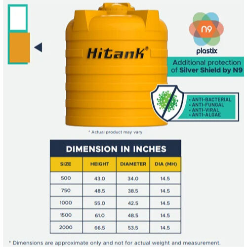 New Hitank Antimicrobial - Color: White