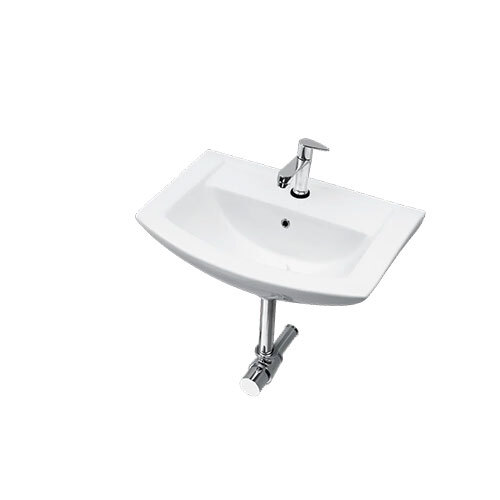 Integrated Wall Hung Basin By Flowgard - Color: White