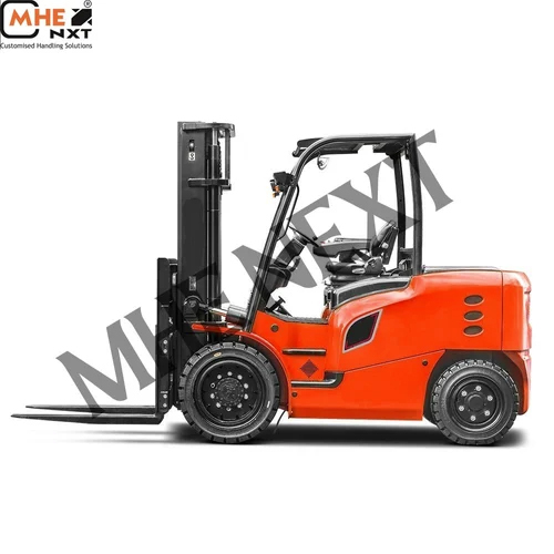 8t Electric Forklift - Color: Black