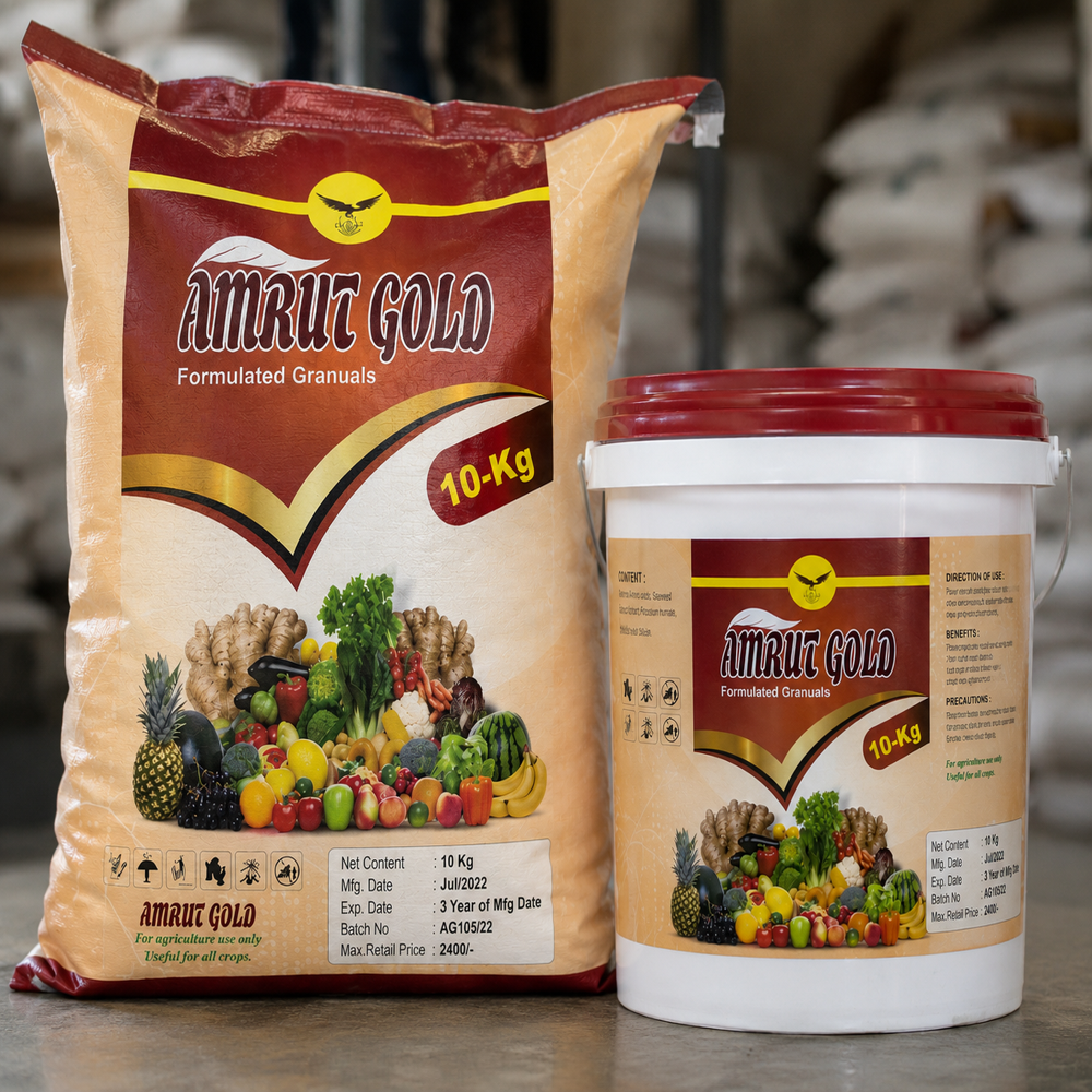 Amrut Gold Formulated Granuals Plant Booster - Application: Agriculture