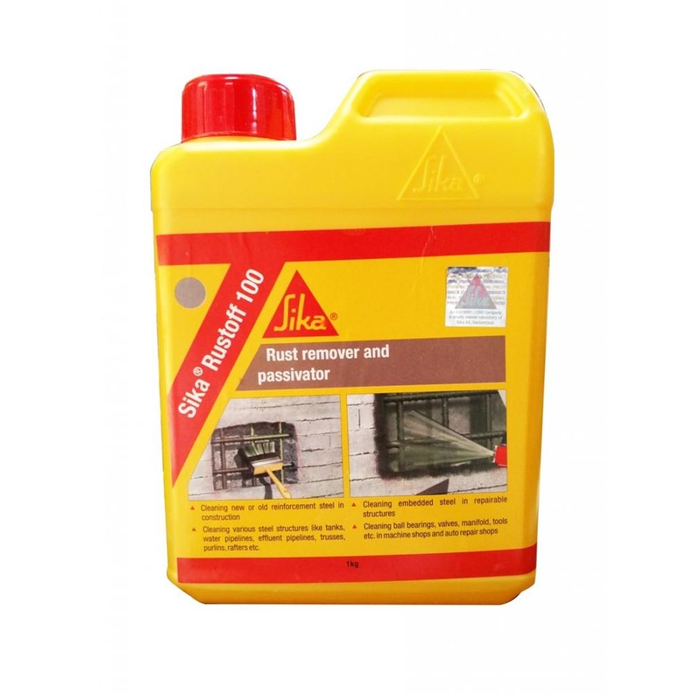 Sika Rustoff 100 - Application: In Case Of Skin Contact : Take Off Contaminated Clothing And Shoes Immediately. Wash Off With Soap And Plenty Of Water. Immediate Medical Treatment Is Necessary As Untreated Wounds From Corrosion Of The Skin Heal Slowly And With Difficulty. In Case Of Eye Contact : Small Amounts Splashed Into Eyes Can Cause Irreversible Tissue Damage And Blindness. In The Case Of Contact With Eyes