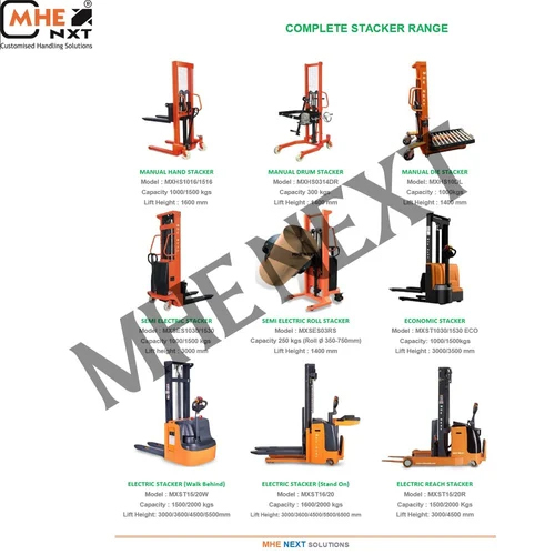 Electric Stacker Stand On - Attributes: Durable