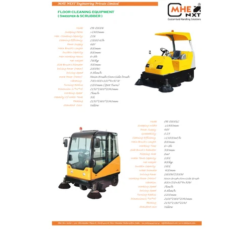 OR25 Mechanical Walk Behind Sweeper