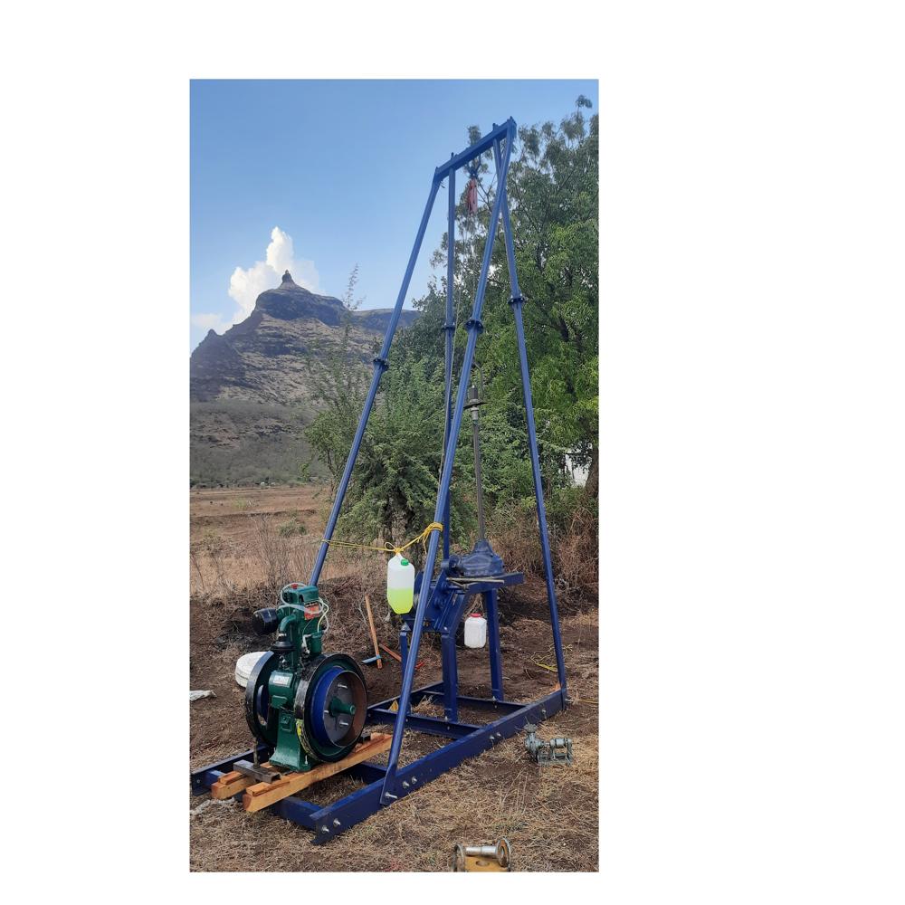 Calyx Rotary Drilling Machine Complete Set - Superior Quality Raw Material, Lightweight Design, Effective Down To 100 Feet | Ideal For Well Drilling