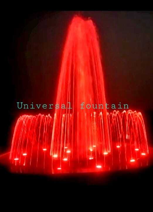 Double Dome Fountain - Color: Rgb / Warm White