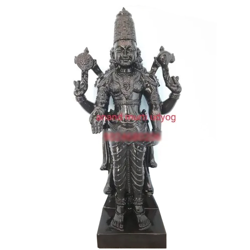 Black Marble Tirupati Balaji Murti