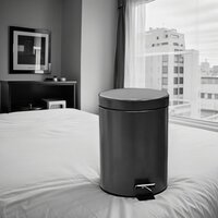 Nelkon Black Color Pedal Bin 20L
