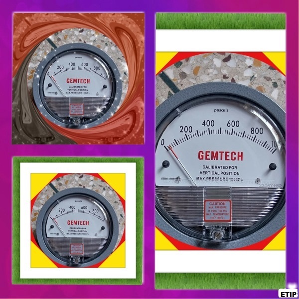 Gemtech Differential Pressure Gauge In Neem Ka Thana Industrial Area Rajasthan - Accuracy: A 2% (-Ha Model A 1) Of Fs (A 3% (-Ha A 1.5%) On -0