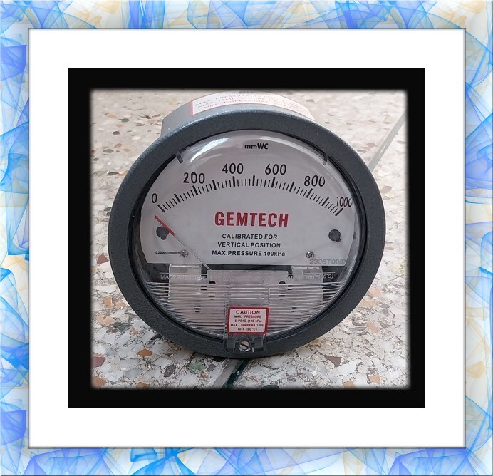 Wholesaler India Gemtech Differential Pressure Gauge In Makarpura Vadodara Gujarat - Accuracy: A 2% (-Ha Model A 1) Of Fs (A 3% (-Ha A 1.5%) On -0