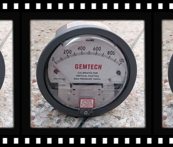 Wholesaler India Gemtech Differential Pressure Gauge In Makarpura Vadodara Gujarat - Accuracy: A 2% (-Ha Model A 1) Of Fs (A 3% (-Ha A 1.5%) On -0