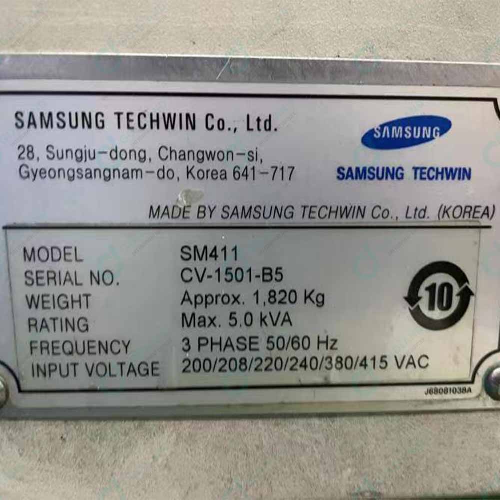 SAMSUNG SM411 Pick and Place Machine High Speed High Precision SMT Component Placement for PCB Assembly