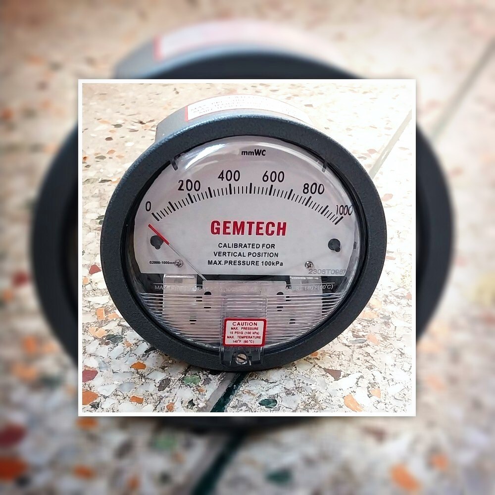 Gemtech Differential Pressure Gauge Supplier By Aizawl Mizoram