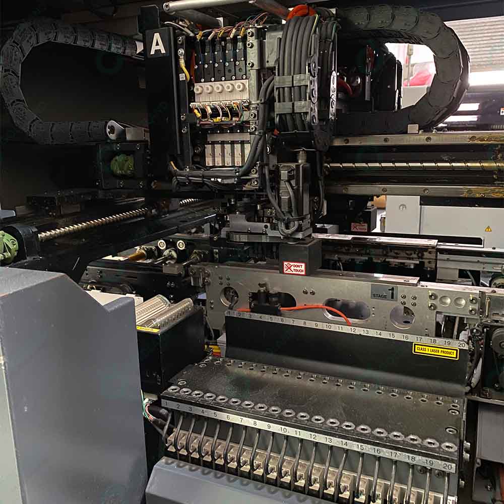 Yamaha Yg200 High Speed Chip Mounter - Steel Aluminum Alloy, 1875x2650x1445mm, White Blue | 0.05mm Accuracy, 36,000 Cph, Touch Panel Controlled