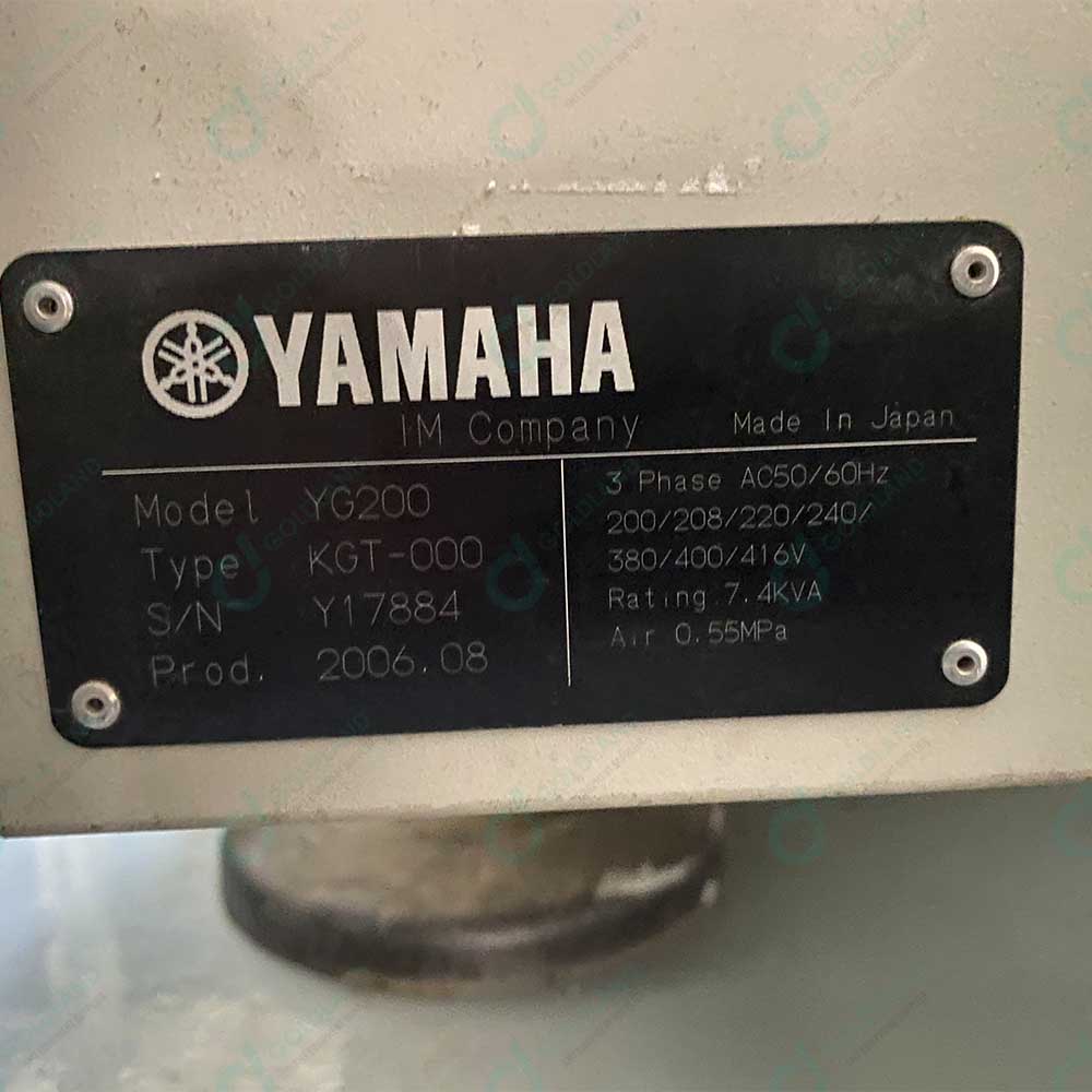 YAMAHA YG200 High Speed Chip Mounter  Precision Surface Mount Technology for Efficient PCB Assembly