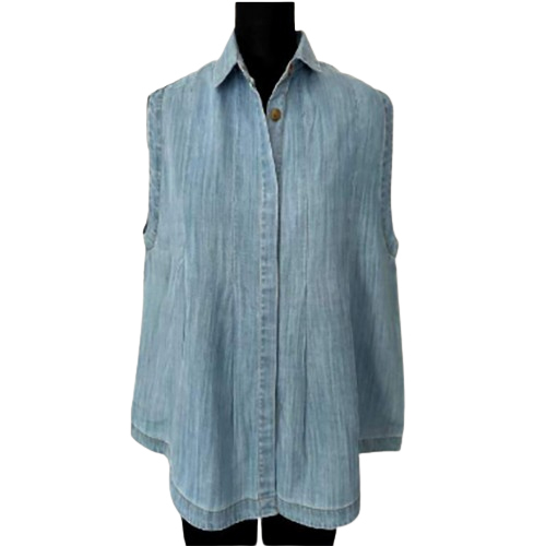 M24-008 Denim Chambray Fabric Shirt