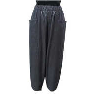 M24-027 चेम्ब्रे फेब्रिक ढीले फिट जींस