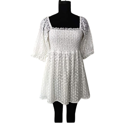 M24-033 Cotton Fabric Dress - Color: Different Available
