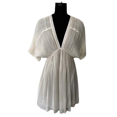 M24-034  Rayon Or Lurexcrepe Fabric Dress - Color: Different Available