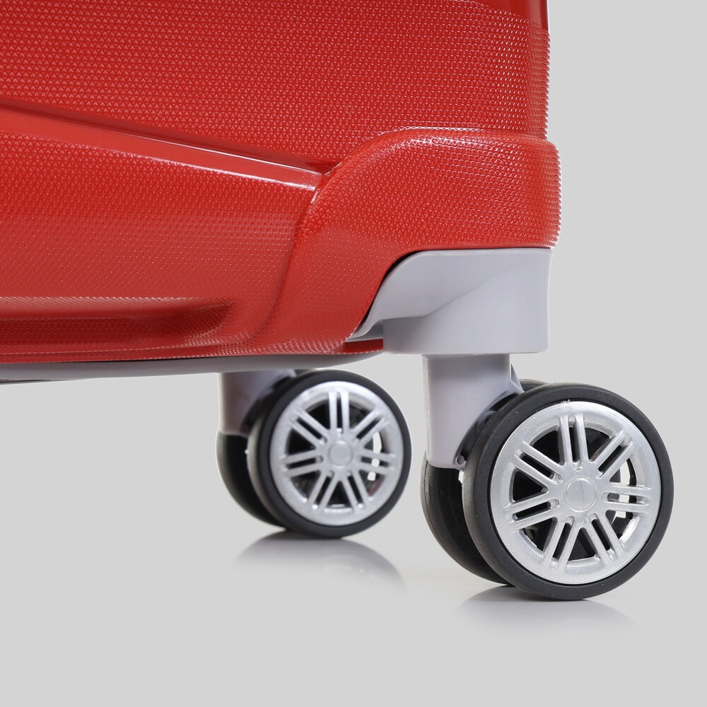 RED cabin travel trolley bag