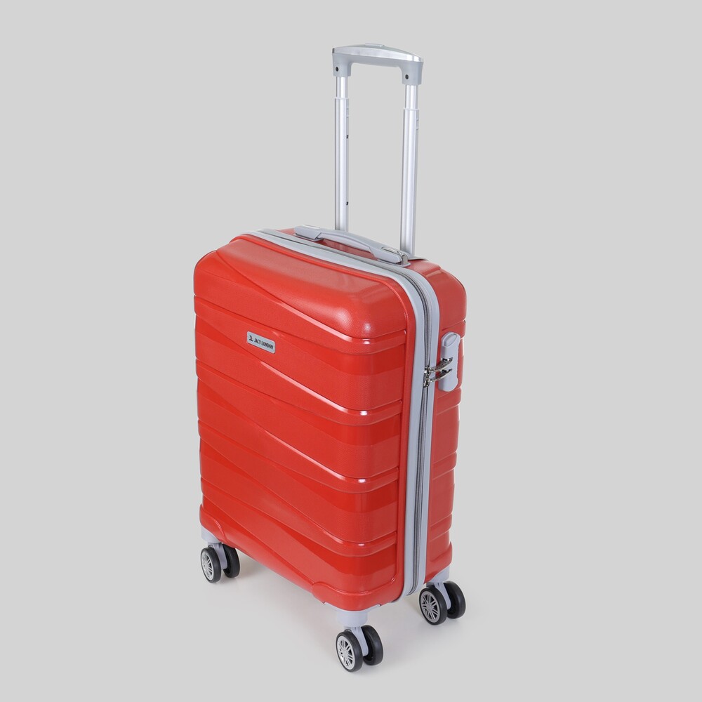 RED cabin travel trolley bag
