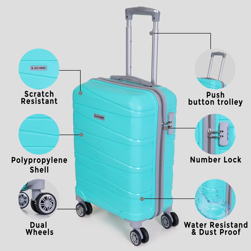 GREEN  cabin travel trolley bag