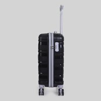 Black cabin travel trolley bag