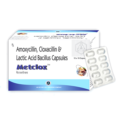 एमोक्सीसिलिन 250mg ++ क्लोक्सासिलिन 250mg + लैटिक एसिड बैसिलियस