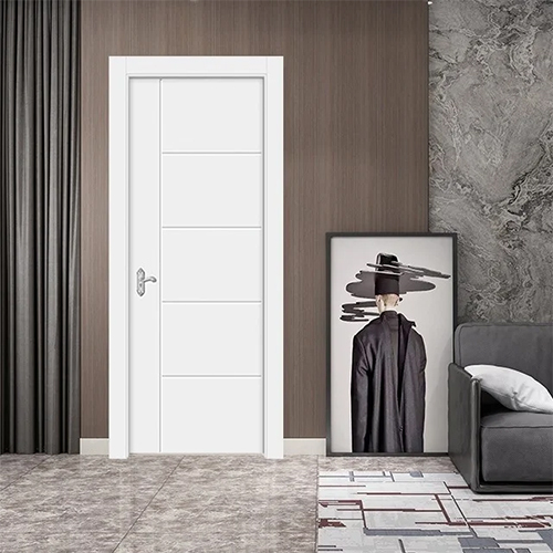 White Wpc Doors - Open Style: Horizontal