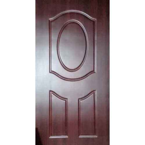 Wpc Cnc Door - Color: Brown