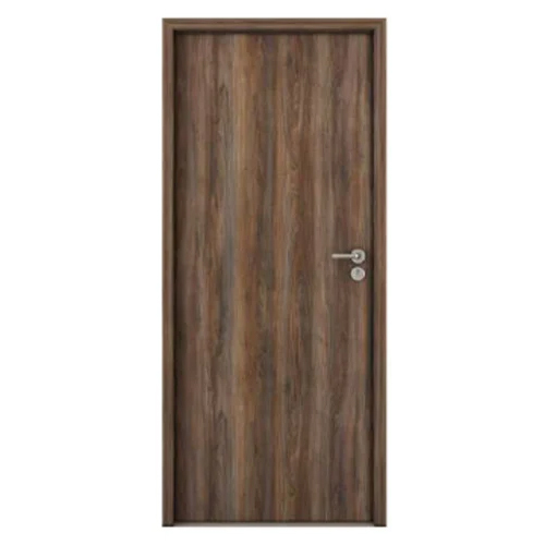 Wpc Bathroom Door - Color: Brown