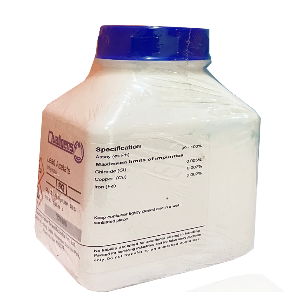 Lead Acetate Trihydrate Sq 500g - Molecular Formula: (ch3coo)2pb3h2o