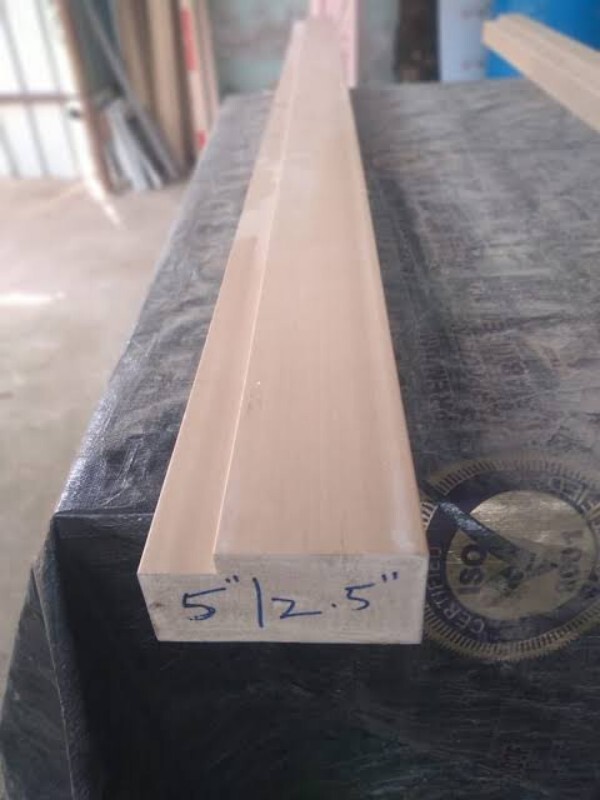 Wpc Door Frame 5X2.5 - Color: Red Brown