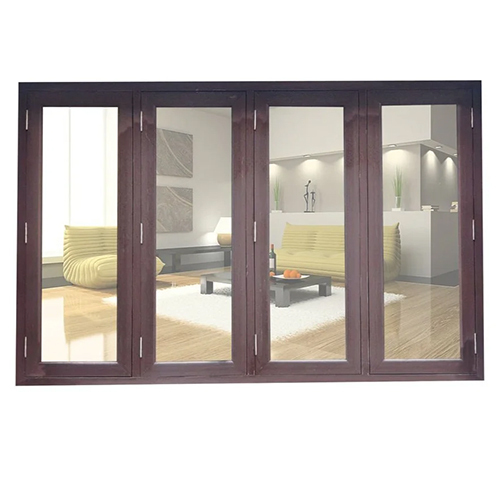 Brown Wpc Window - Installation Type: Screw In