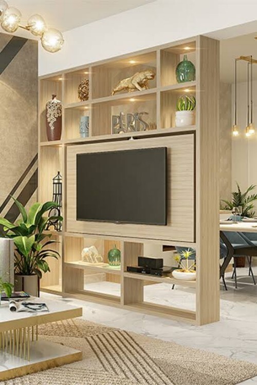 Wpc Designer Tv Unit - Color: As Per Cust. Choice
