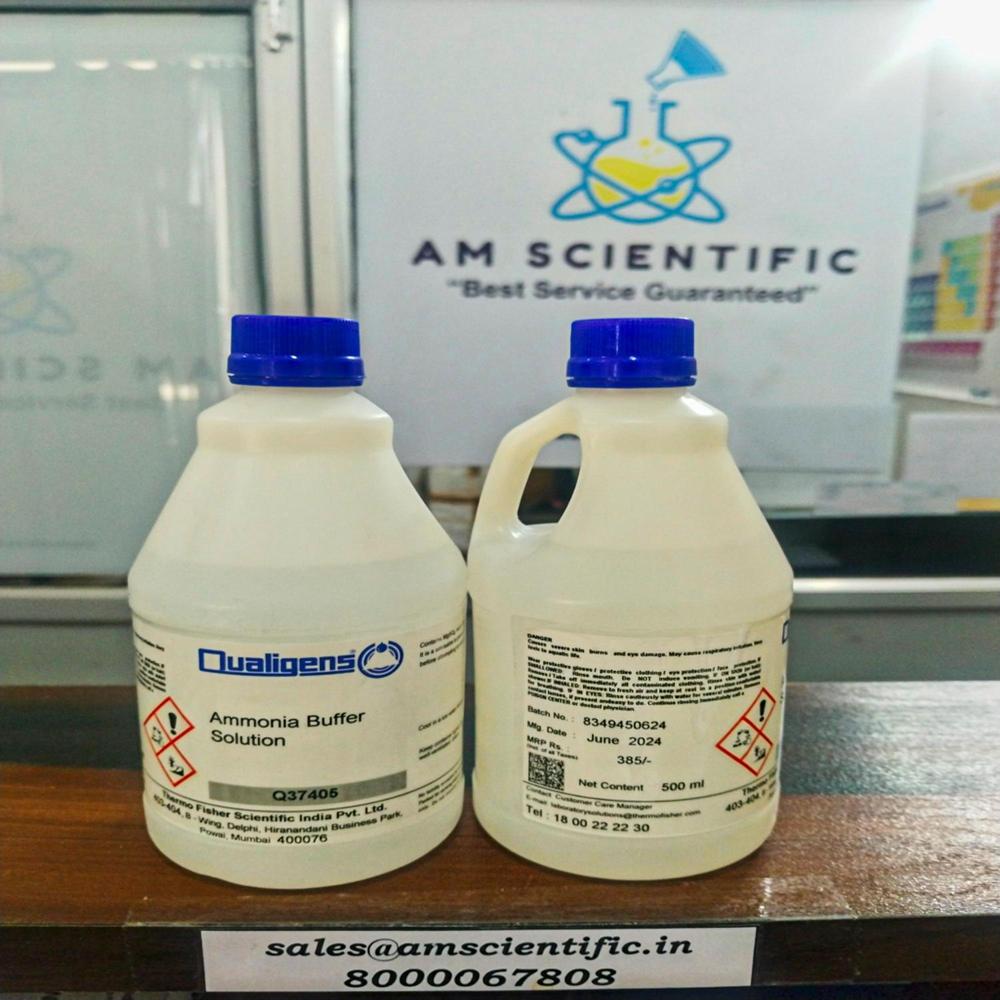 Ammonia Buffer Solution 500ml , Packaging Detai - Grade: Laboratory Grade