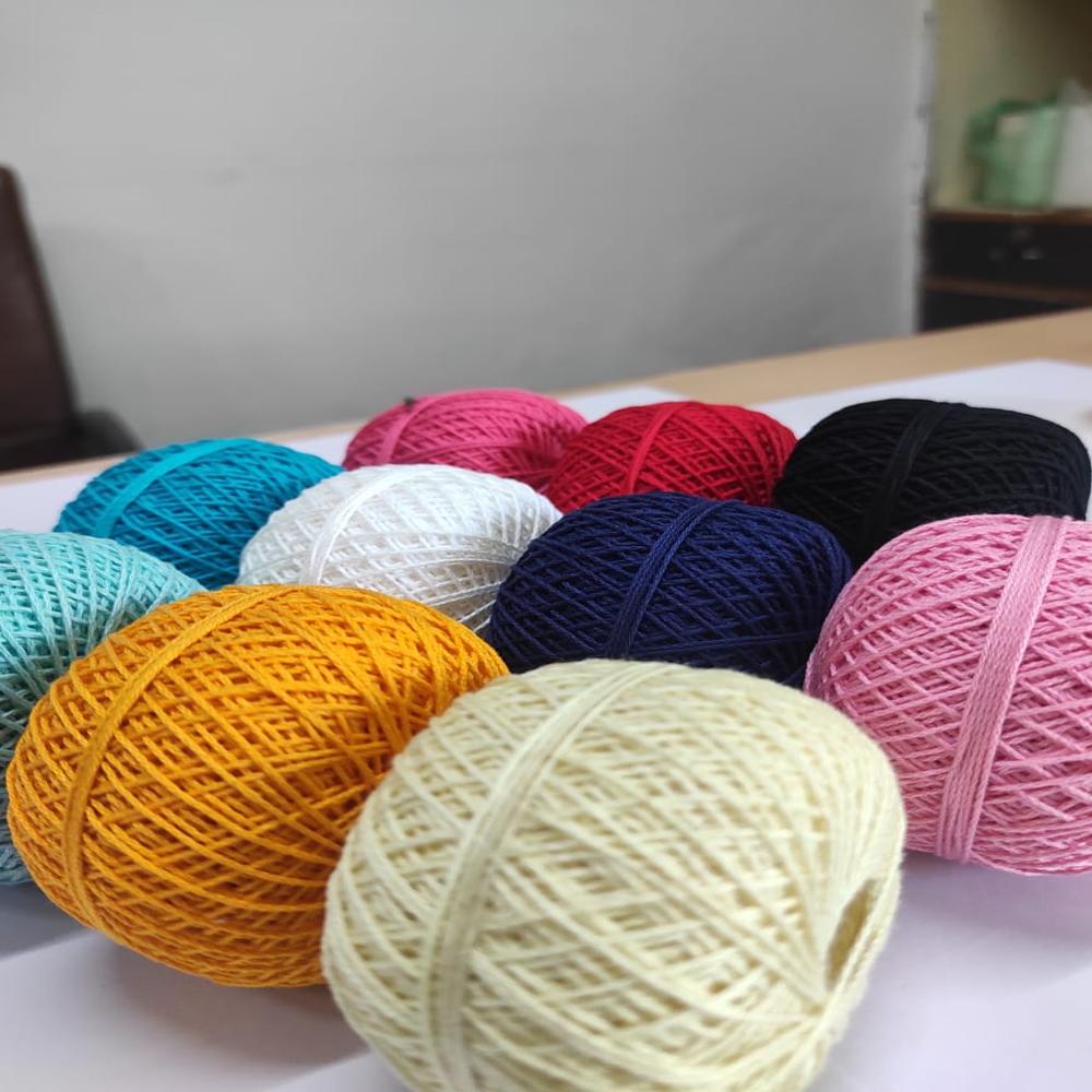 3 Ply Mercerized Cotton Hand Knitting Yarn - Attributes: Light In Weight