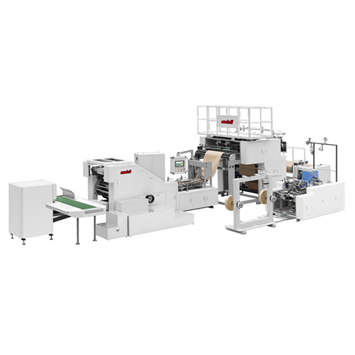 Series A 460L Fully Automatic Paper Bag Making Machine - Color: White