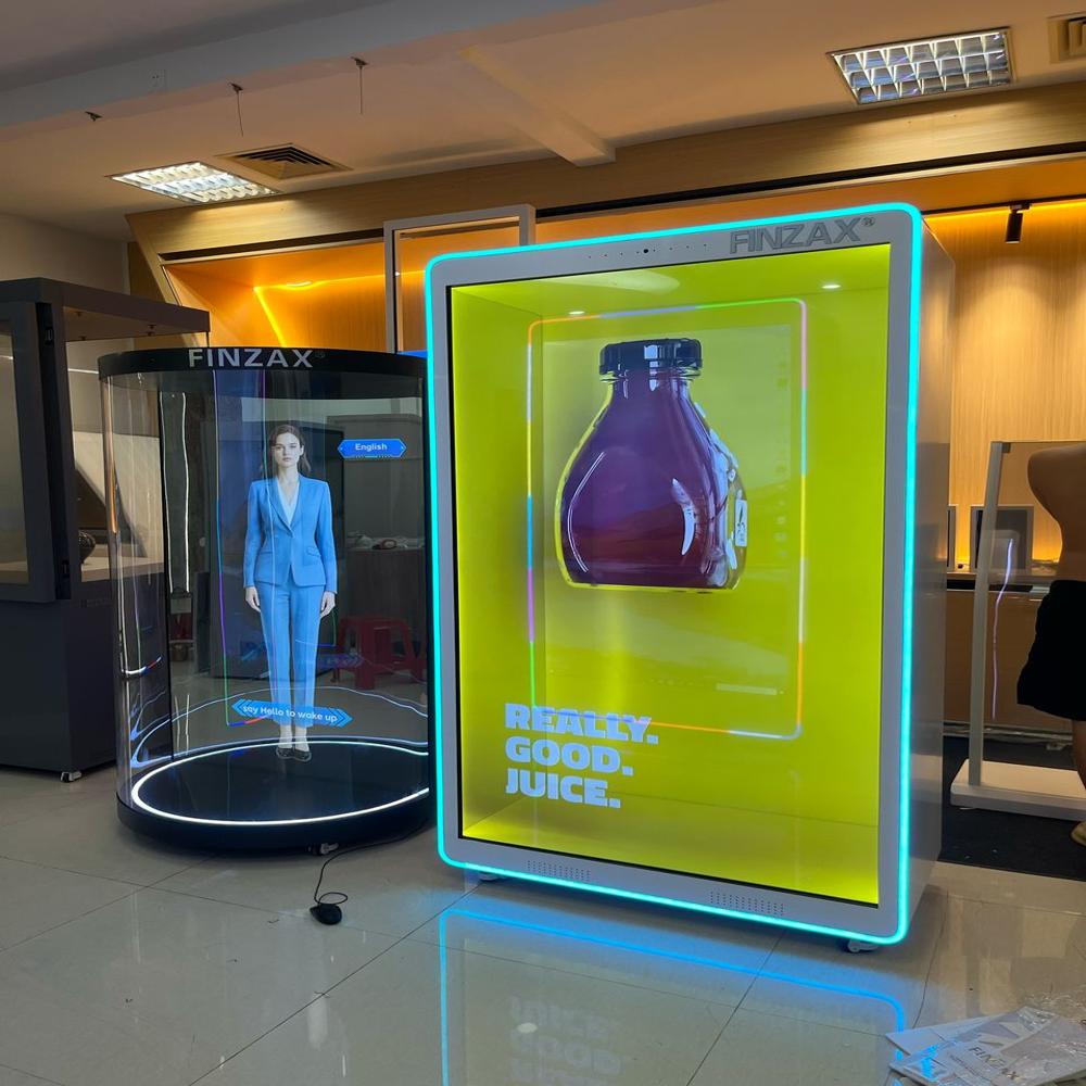 Finzax Holobox इंटरेक्टिव चैटबॉट डिवाइस 86 इंच