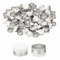 13 Mm Flip Off Seals - Color: Silver