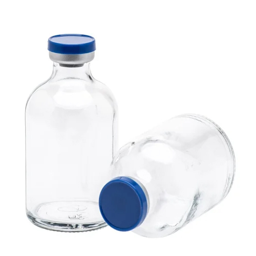 50 Ml Clear Molded Glass Vials - Color: Transparent