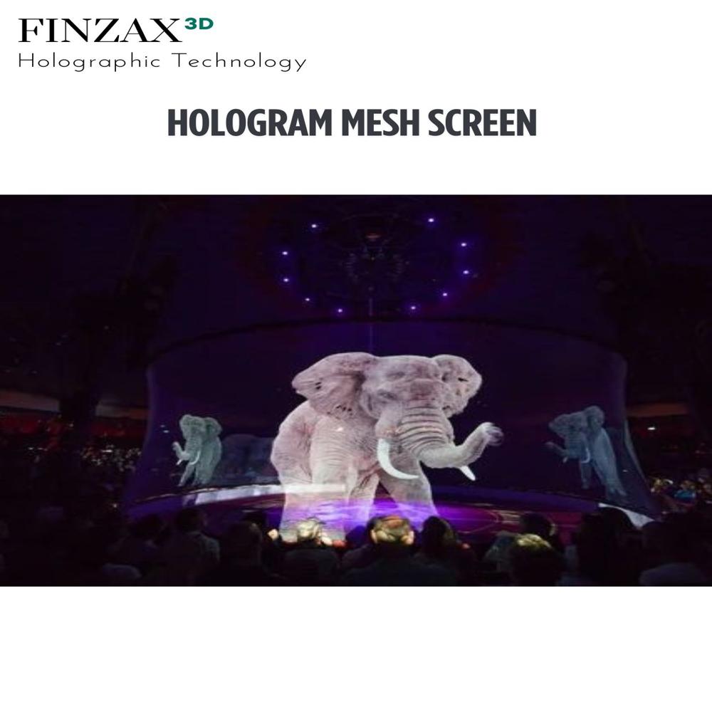 3D Holographic Mesh Projection On Rent - Application: Advertising
